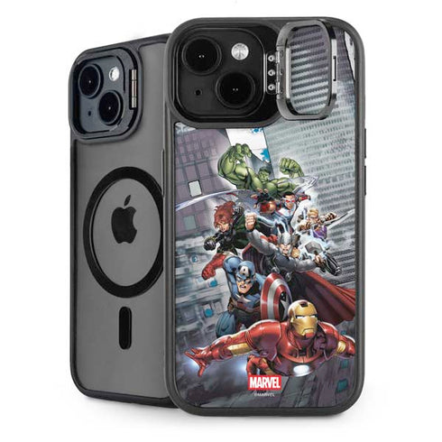Marvel Avengers Attack iPhone 13 Kickstand Case